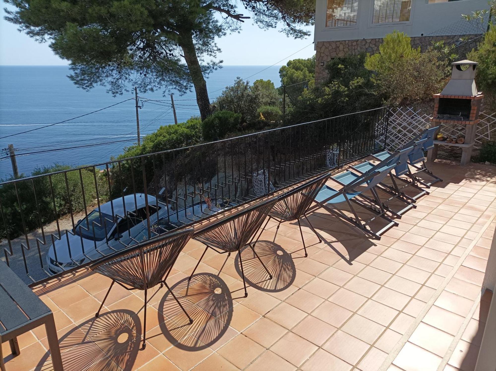 "La Terrasse De La Mer 1" -Climatisation-Wifi-Bbq -Piscine-Parking Begur Ngoại thất bức ảnh