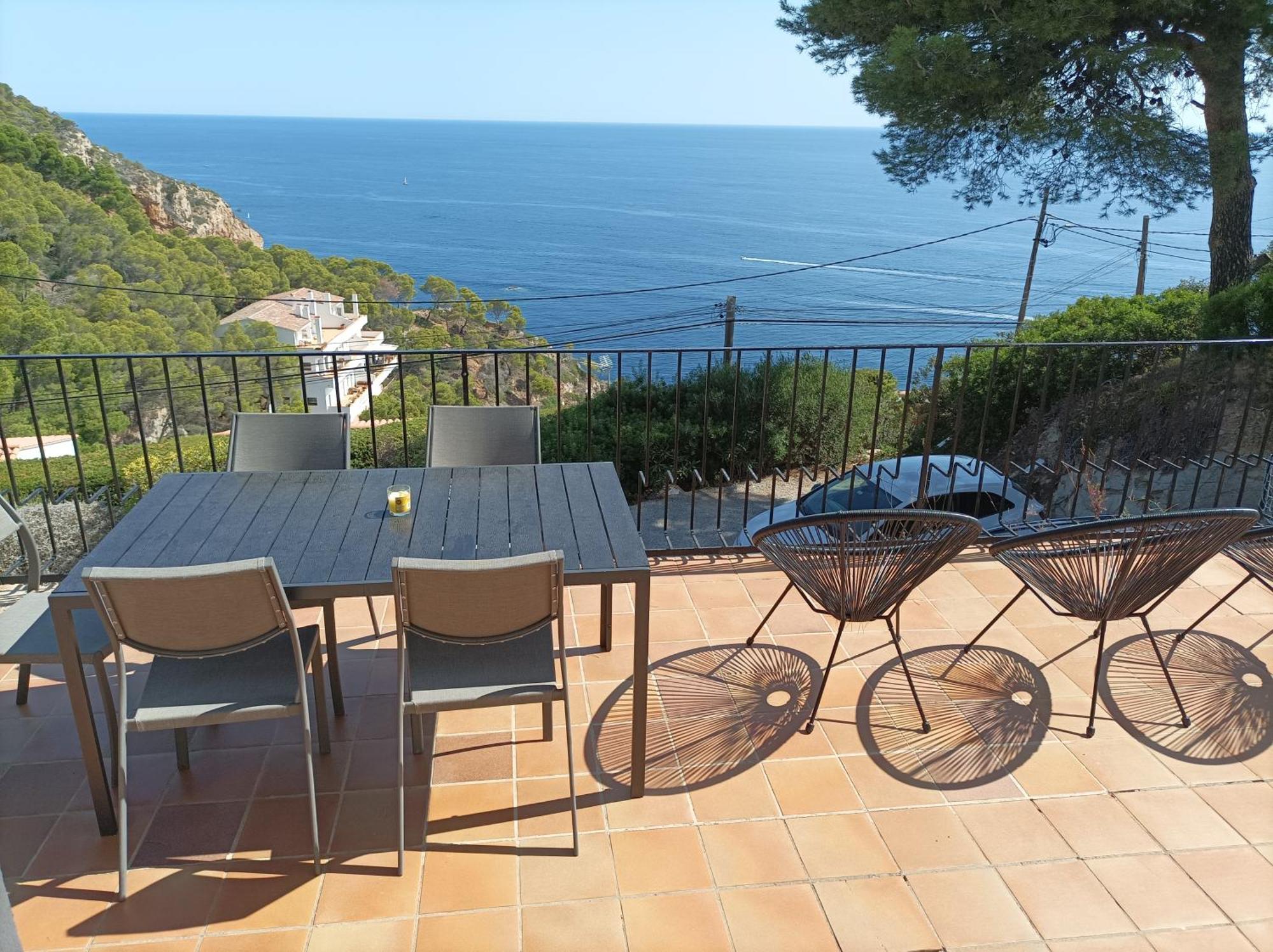 "La Terrasse De La Mer 1" -Climatisation-Wifi-Bbq -Piscine-Parking Begur Ngoại thất bức ảnh